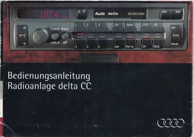 Audi Delta CC manual